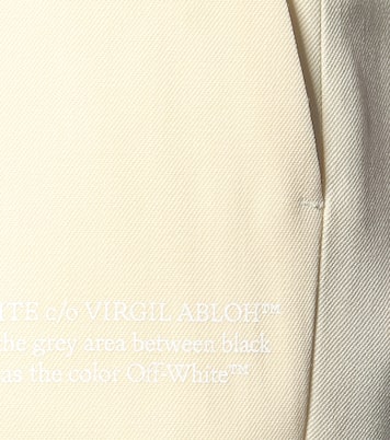 Curtains high-rise wool pants | Off-White