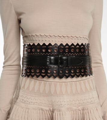 Leather corset belt | Alaïa
