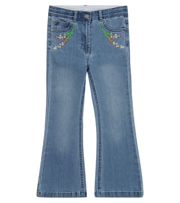 Jeans flared con ricami | Stella McCartney Kids