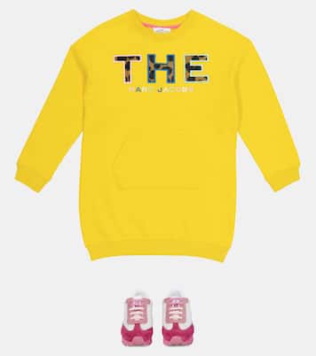 Sweatshirt-Kleid aus Baumwolle | Marc Jacobs Kids