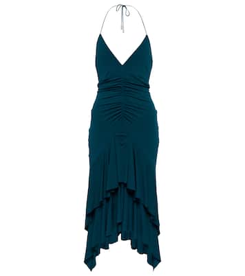 Jersey halterneck midi dress | Alexandre Vauthier