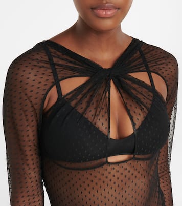 Point d'esprit bodysuit | Coperni