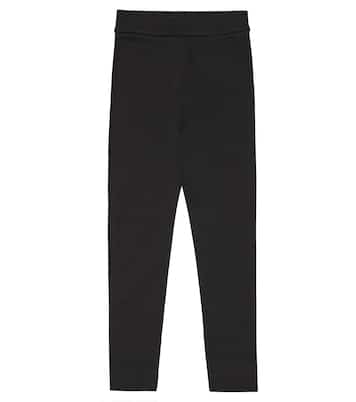 High-Rise Leggings aus Baumwoll-Jersey | Moncler Enfant