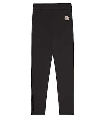High-Rise Leggings aus Baumwoll-Jersey | Moncler Enfant