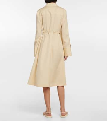 Wool twill wrap dress | Jil Sander