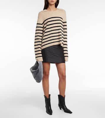Sac Olivia Medium en daim | Khaite