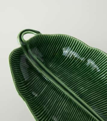 Saladier Folhas Banana Leaf en céramique | Bordallo Pinheiro