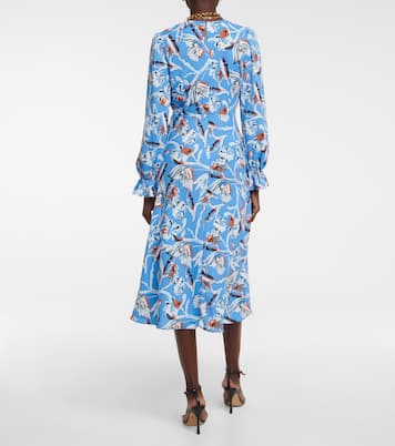 Anaba printed crêpe midi dress | Diane von Furstenberg
