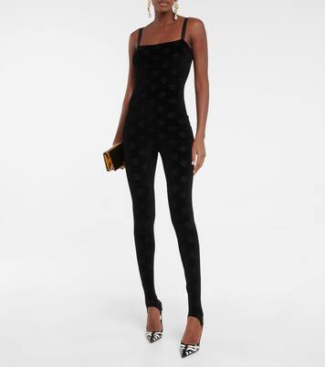 Mono de algodón y seda con logo | Dolce&Gabbana
