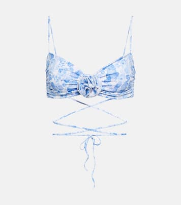 Floral bikini top | Magda Butrym