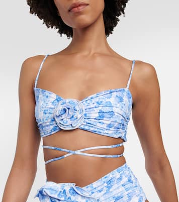 Floral bikini top | Magda Butrym