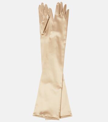 x Kim long satin gloves | Dolce&Gabbana