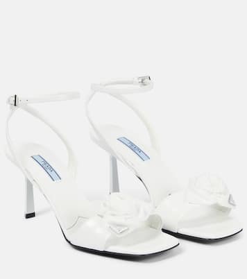 Verzierte Sandalen aus Leder | Prada