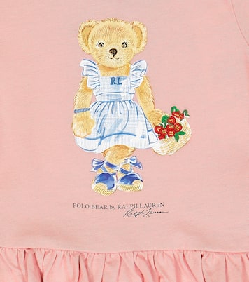 Baby Polo Bear cotton dress | Polo Ralph Lauren Kids