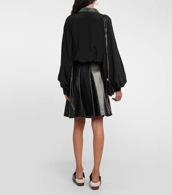 Verzierte Bluse aus Seide | Brunello Cucinelli