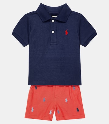 Bebé - set de polo y shorts de algodón | Polo Ralph Lauren Kids