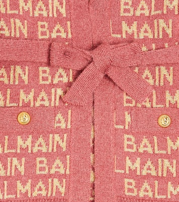 Cardigan en intarsia | Balmain Kids