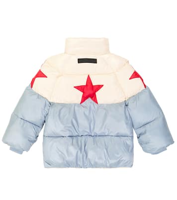 Colorblocked puffer coat | Monnalisa
