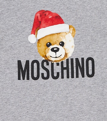 Top Teddy Bear in jersey di misto cotone | Moschino Kids