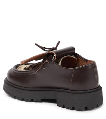 Loafers aus Leder mit Kalbshaar | PèPè