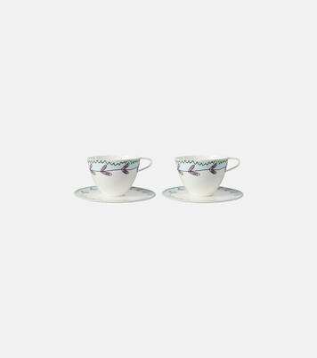 x Marni Blossom Milk set of 2 cappuccino cups and saucers | Serax