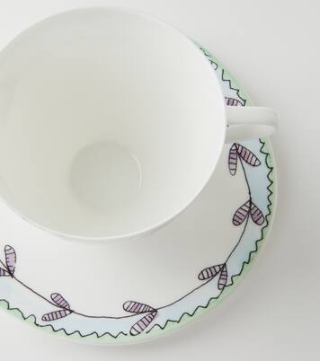 x Marni Blossom Milk set of 2 cappuccino cups and saucers | Serax