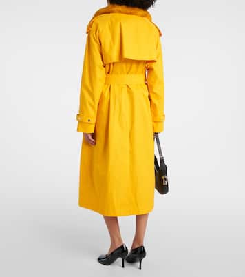 Gabardina Kennington oversized de algodón | Burberry
