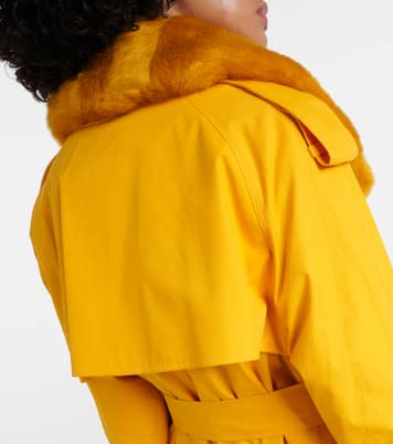 Gabardina Kennington oversized de algodón | Burberry