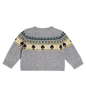 Cardigan Baby Tahiel in lana con motivi | Bonpoint