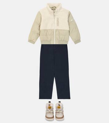 Marlin fleece-trimmed down jacket | Liewood