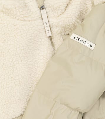 Marlin fleece-trimmed down jacket | Liewood