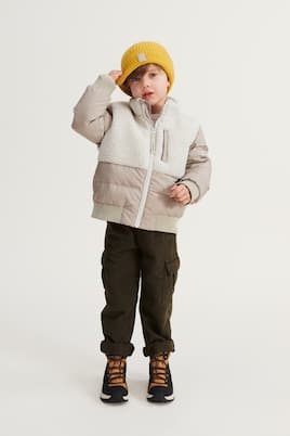 Marlin fleece-trimmed down jacket | Liewood