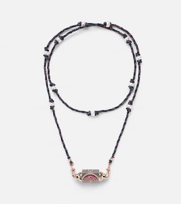 Collier Lucky en or rose 18 ct et diamants | Marie Lichtenberg
