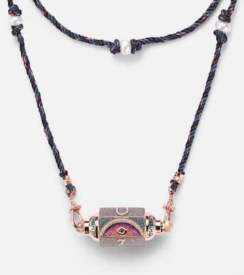 Collier Lucky en or rose 18 ct et diamants | Marie Lichtenberg