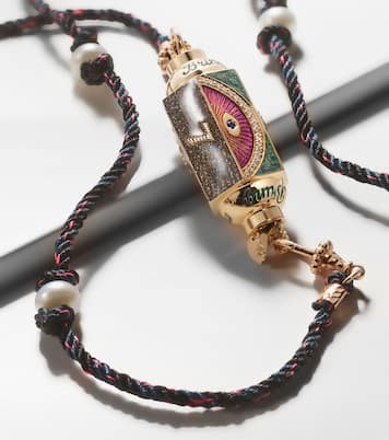 Collier Lucky en or rose 18 ct et diamants | Marie Lichtenberg