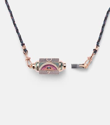 Collier Lucky en or rose 18 ct et diamants | Marie Lichtenberg