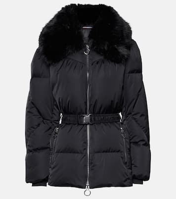 Vela faux fur-trimmed down jacket | Fusalp