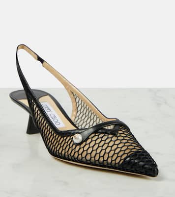Slingback-Pumps Amita 45 mit Leder | Jimmy Choo