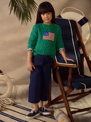 Cotton wide-leg pants | Polo Ralph Lauren Kids