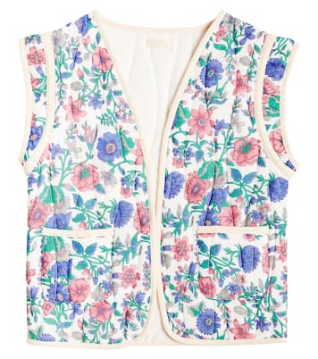 Chaleco Andres de algodón floral | Louise Misha