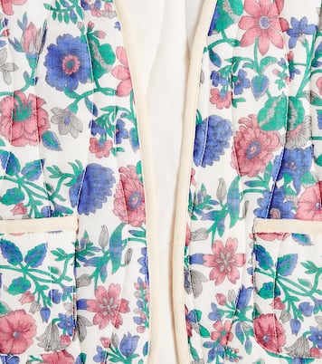 Chaleco Andres de algodón floral | Louise Misha