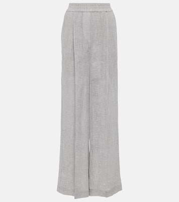 Pantaloni sportivi a gamba larga | Brunello Cucinelli