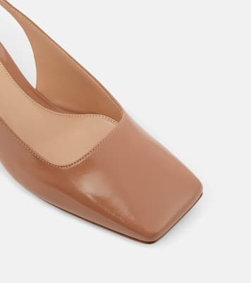 Patent leather slingback pumps | Gianvito Rossi
