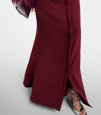 Vestido camisero de crepé satén | Roland Mouret