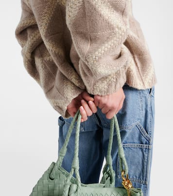 Pull à col roulé Argyle en laine | Bottega Veneta