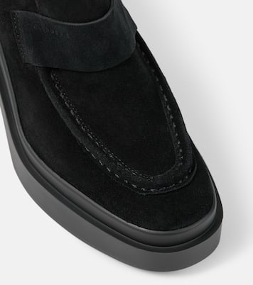 Loafer-Pumps Netta aus Veloursleder | Clergerie
