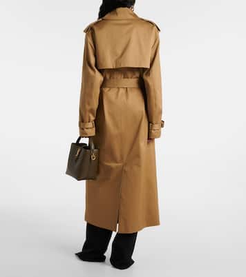 Gabardina de algodón con cinturón | Saint Laurent
