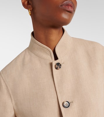 Spagna linen crêpe jacket | Loro Piana