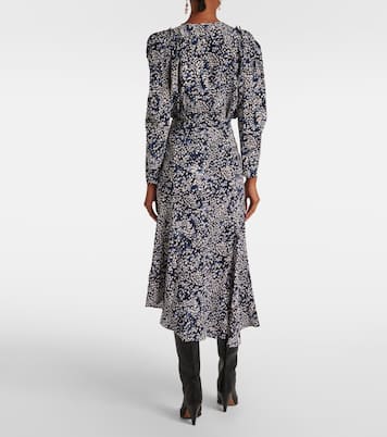 Hortensia printed crêpe de chine midi skirt | Isabel Marant