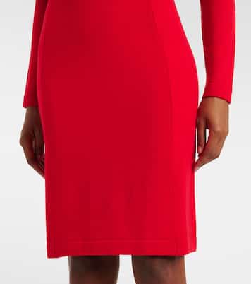 Vestido midi de lana con abertura | Vivienne Westwood